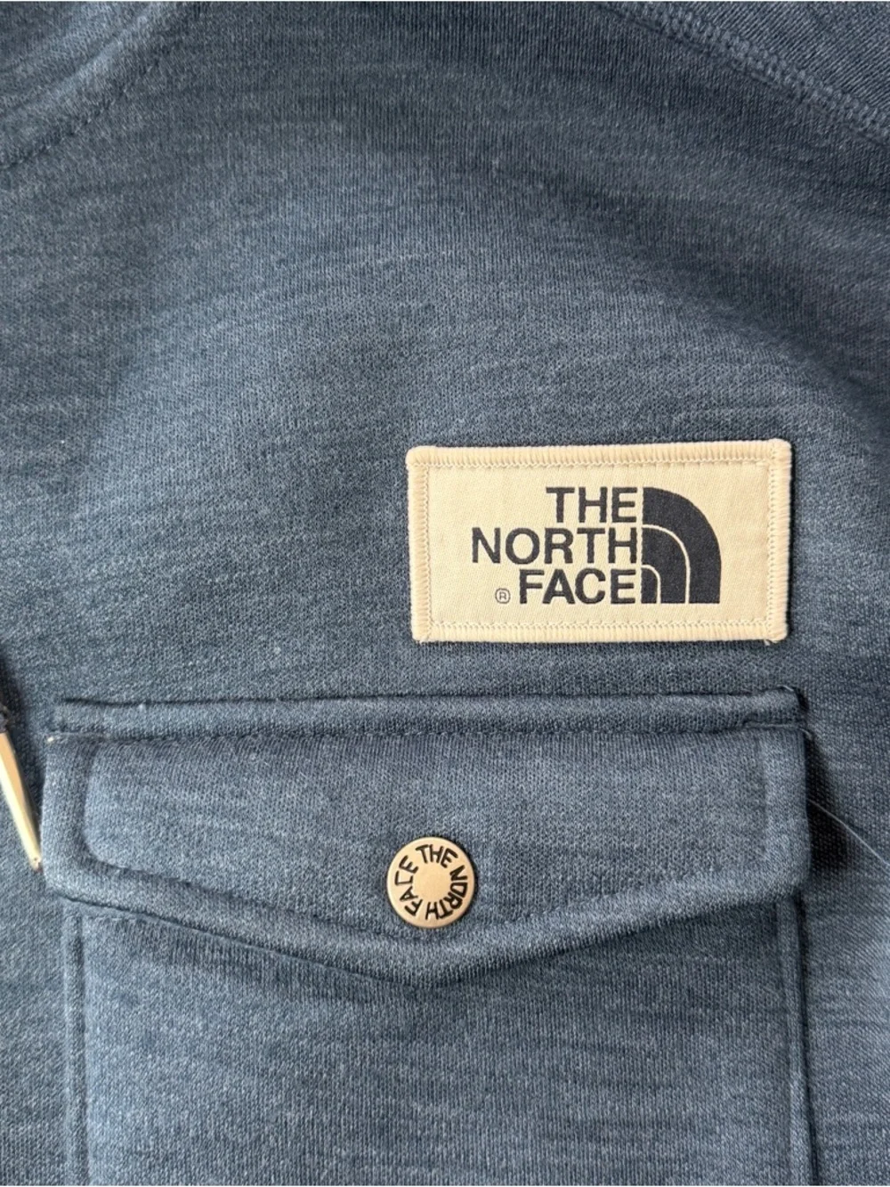 THE NORTH FACE Sherpa Patrol Snap Up Hoodie - Medium Blue